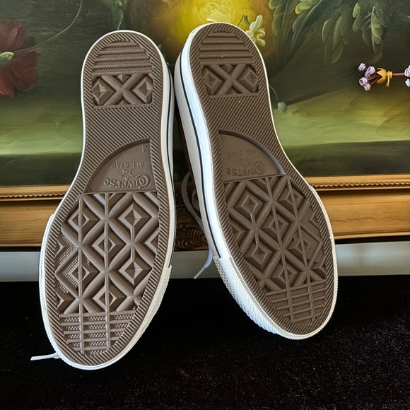 New Converse Unisex Chuck Taylor All Star Flatform Lift Low Sneaker brown M4 W6 - Picture 4 of 5